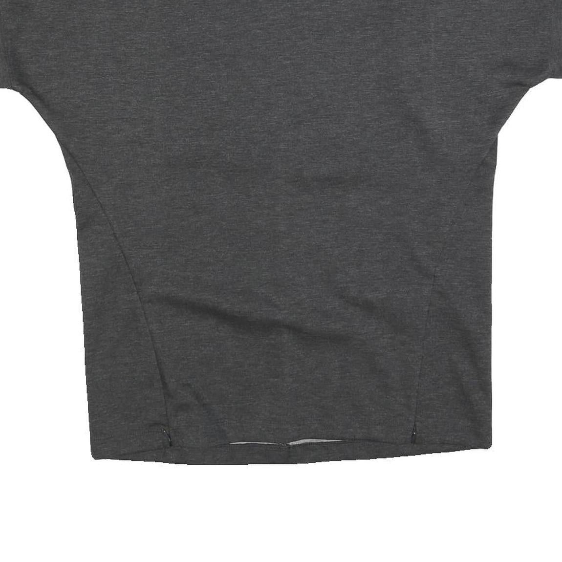 BANANA REPUBLIC Womens Grey Basic Top Short Sleeve Round Neck XS Casual Cotton