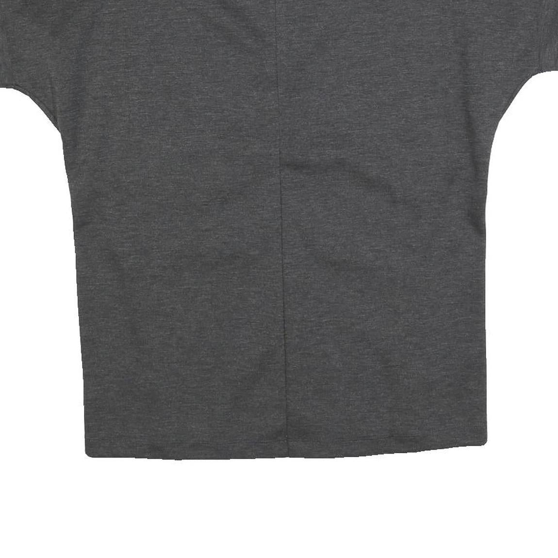 BANANA REPUBLIC Womens Grey Basic Top Short Sleeve Round Neck XS Casual Cotton