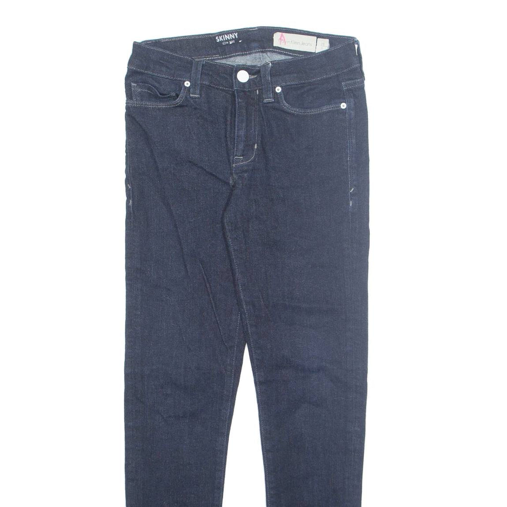 CALVIN KLEIN JEANS Womens Jeans Blue Regular Tapered W28 L26