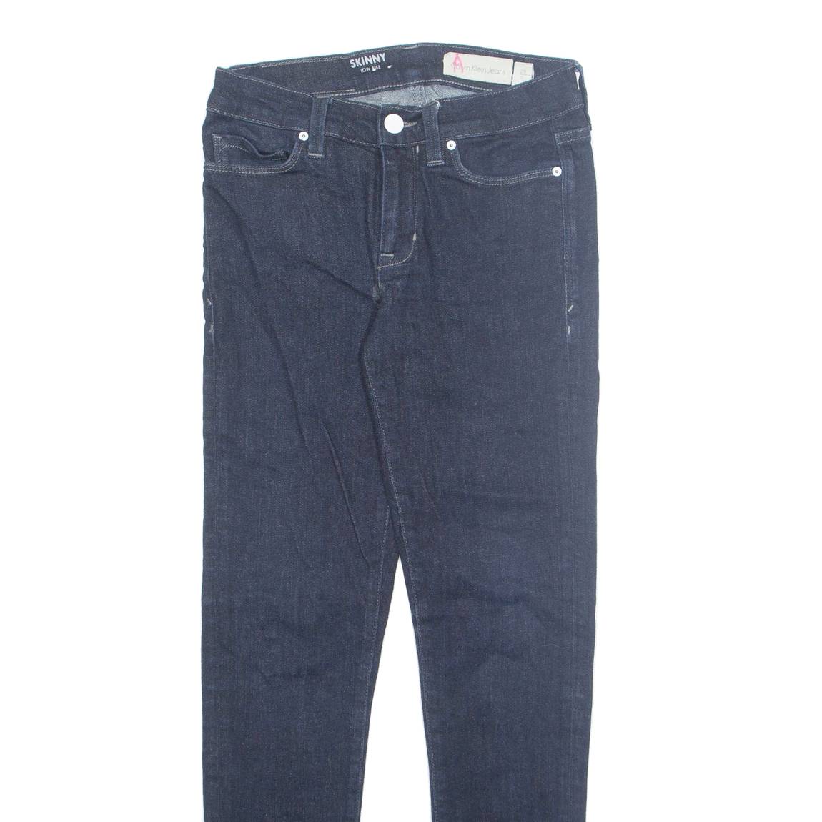 CALVIN KLEIN JEANS Womens Jeans Blue Regular Tapered W28 L26