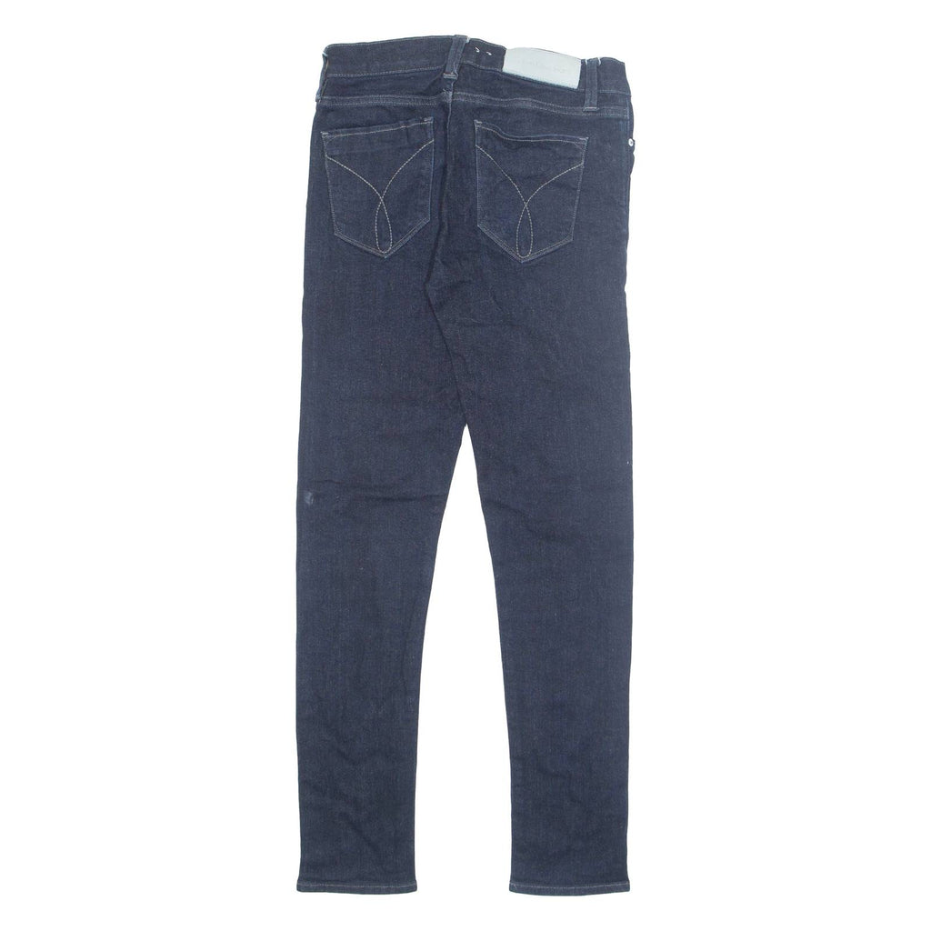 CALVIN KLEIN JEANS Womens Jeans Blue Regular Tapered W28 L26