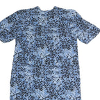WHISTLES Womens Blue & Black Animal Print Day Dress Polyester Size M Short