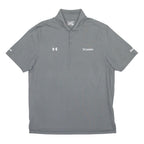 UNDER ARMOUR Mens Grey Polo Shirt XL Cessna Logo Breathable Short Sleeve