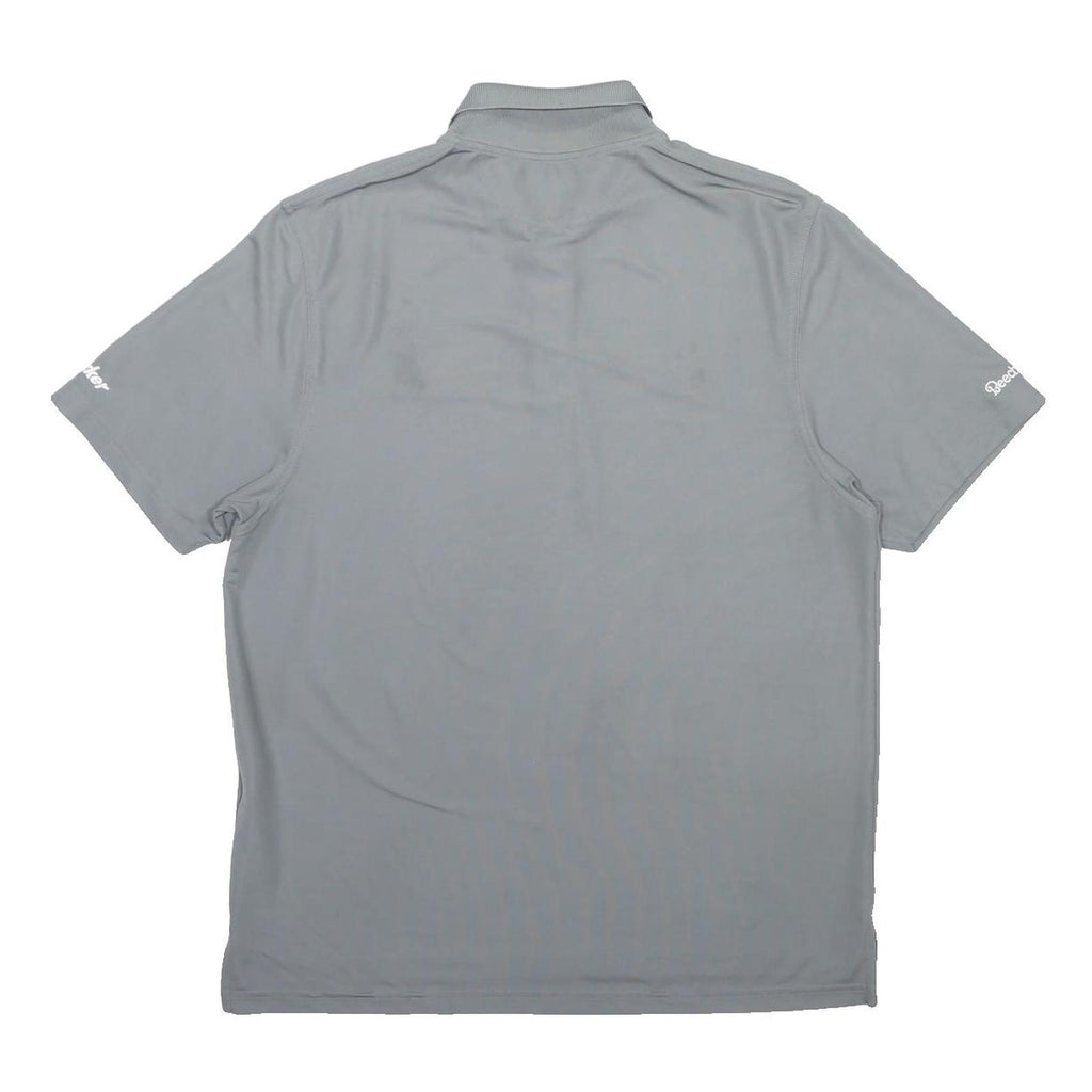 UNDER ARMOUR Mens Grey Polo Shirt XL Cessna Logo Breathable Short Sleeve
