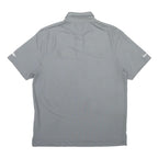 UNDER ARMOUR Mens Grey Polo Shirt XL Cessna Logo Breathable Short Sleeve