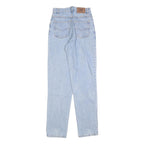 KEEP Womens Jeans Blue Regular Straight Denim Light W22 L30 Cotton Blend Zip