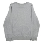 PUMA Mens Grey Sweatshirt Crew Neck S Cotton Blend Pullover Sports Logo