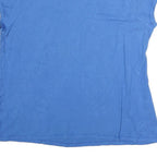 CHAMPION Womens Blue XL Short Sleeve V-Neck Cotton T-Shirt Casual Basic