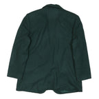 SAG HARBOR Womens Green Wool Blazer Jacket UK 12 Button Classic Tailored