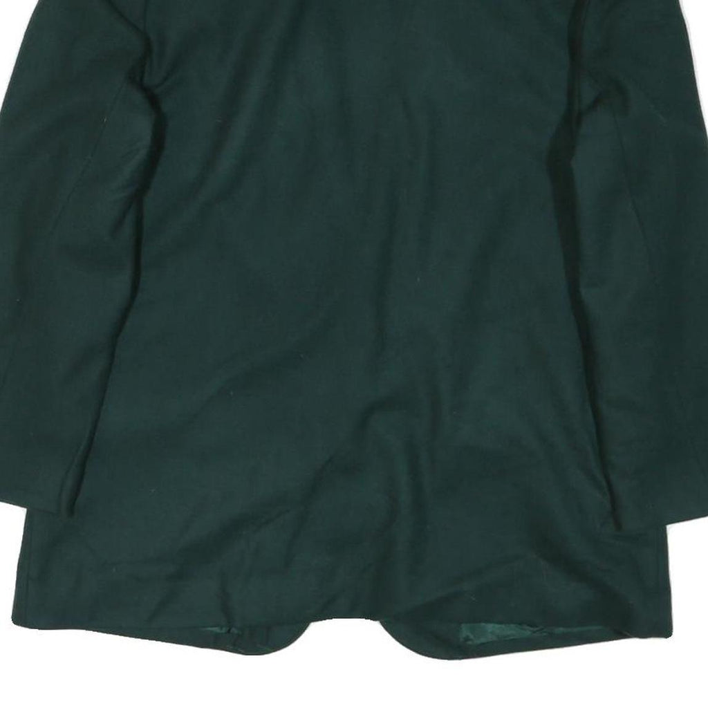 SAG HARBOR Womens Green Wool Blazer Jacket UK 12 Button Classic Tailored