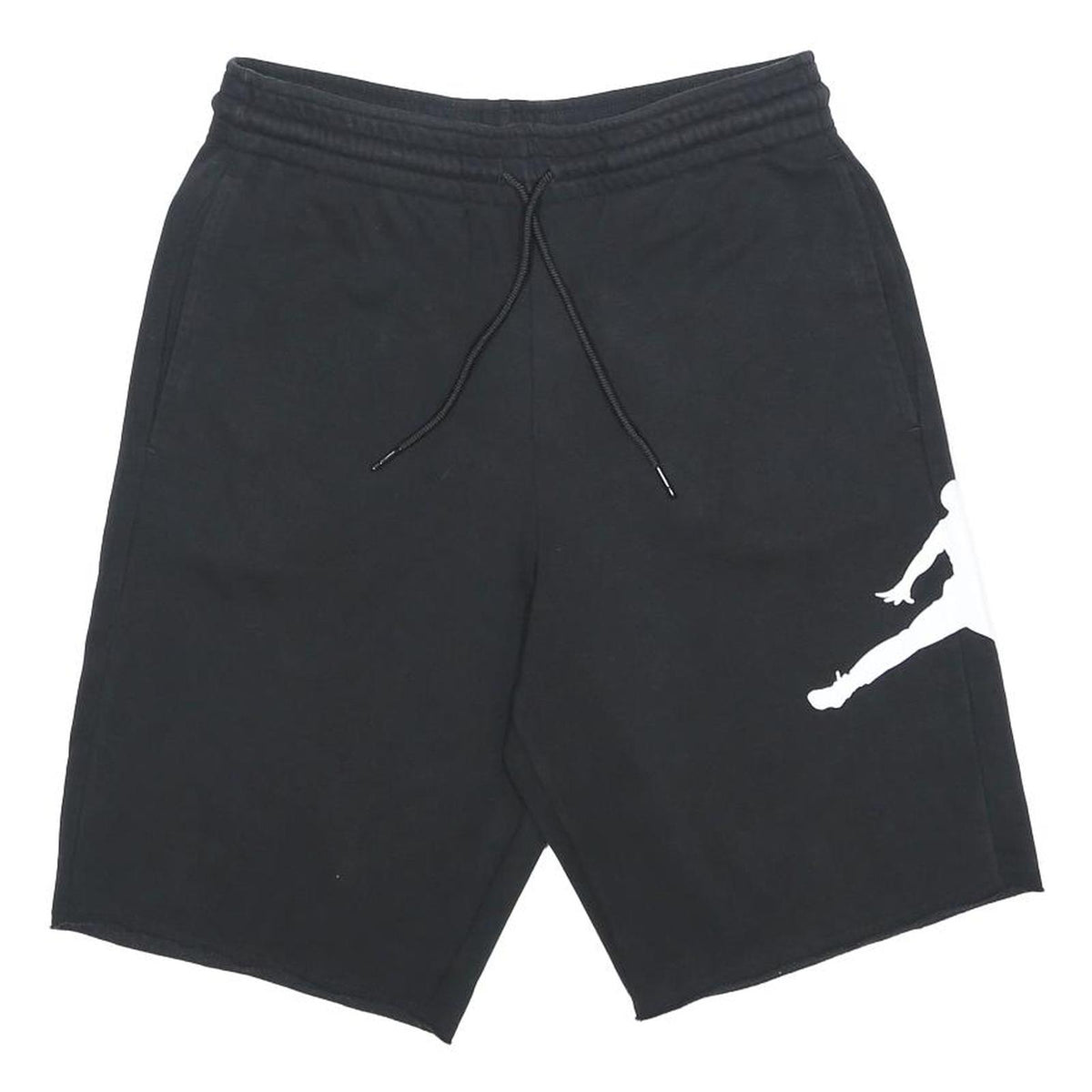 AIR JORDAN Mens Shorts Black S W29 Sports Casual Cotton Blend Drawstring