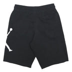 AIR JORDAN Mens Shorts Black S W29 Sports Casual Cotton Blend Drawstring