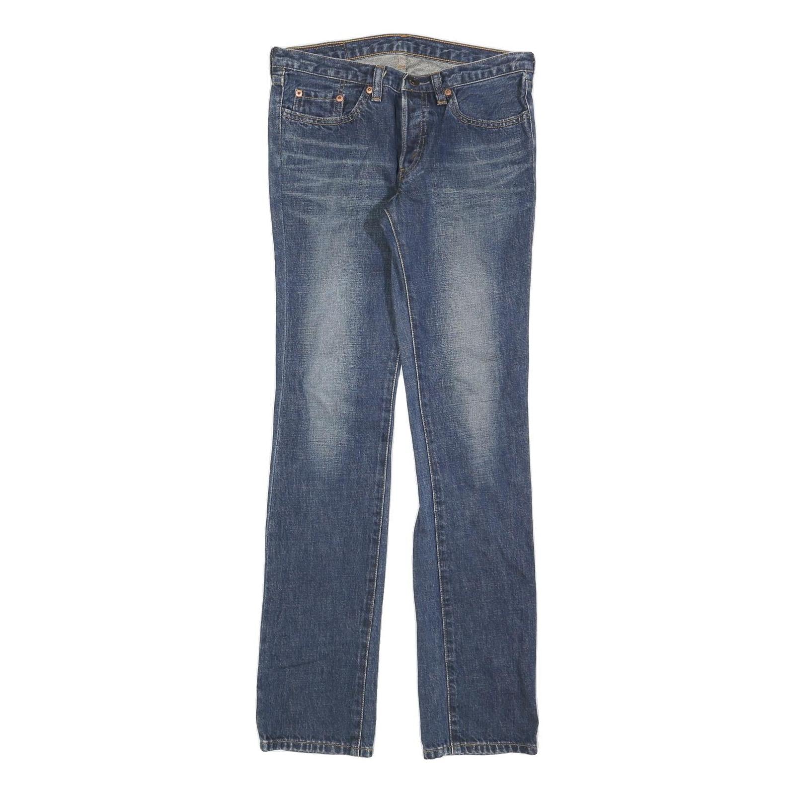 LEVI'S 540 Womens Jeans Blue Regular Straight Denim Medium W27 L32 Stylish