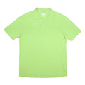 KAPPA Mens Green Short Sleeve Plain 2XL Cotton Polo Shirt Casual Fit