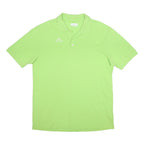 KAPPA Mens Green Short Sleeve Plain 2XL Cotton Polo Shirt Casual Fit