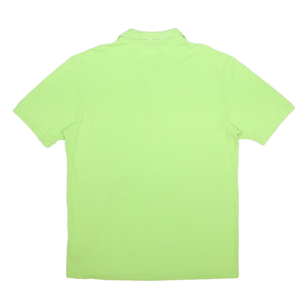 KAPPA Mens Green Short Sleeve Plain 2XL Cotton Polo Shirt Casual Fit