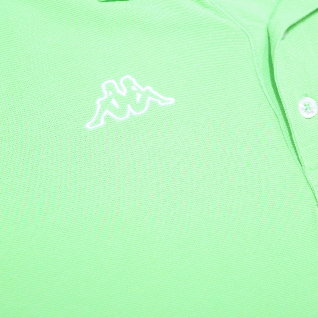 KAPPA Mens Green Short Sleeve Plain 2XL Cotton Polo Shirt Casual Fit