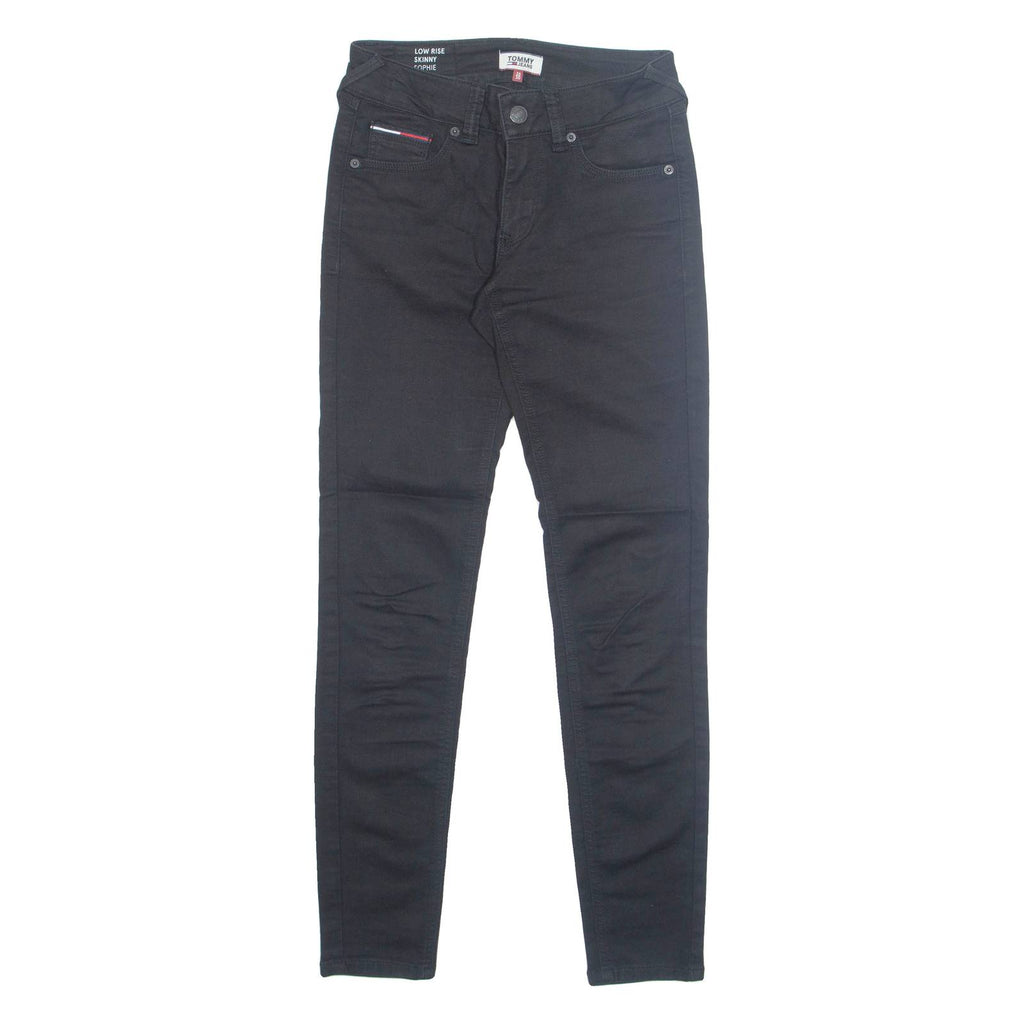 TOMMY HILFIGER Womens Jeans Black Regular Skinny W25 L30