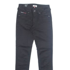 TOMMY HILFIGER Womens Jeans Black Regular Skinny W25 L30
