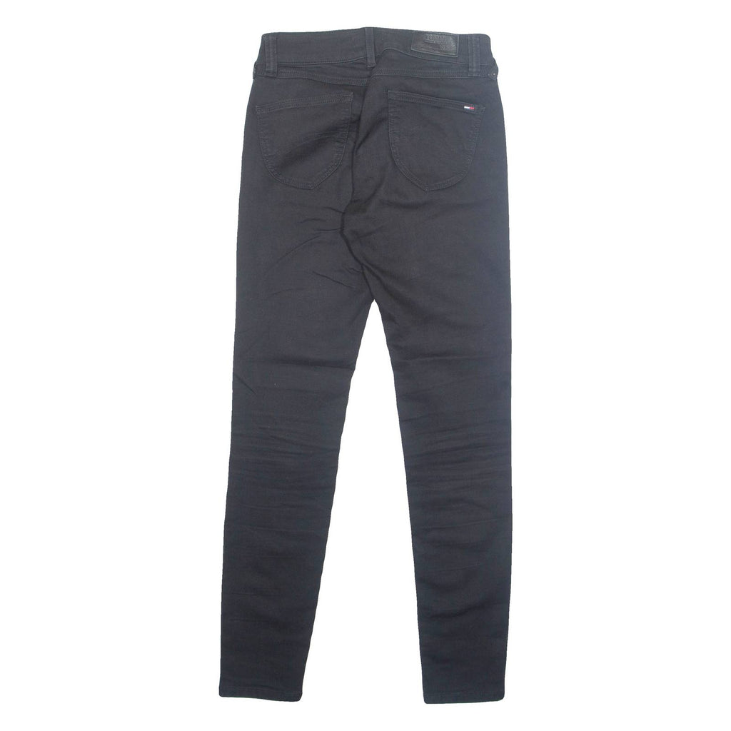 TOMMY HILFIGER Womens Jeans Black Regular Skinny W25 L30