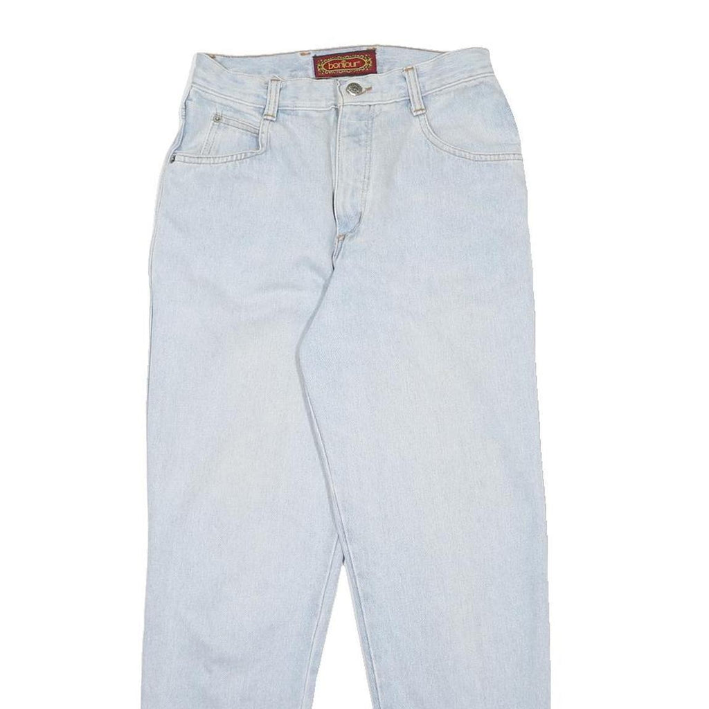 BONJOUR Womens Jeans Light Blue Regular Straight Denim W26 L27 Classic Fit