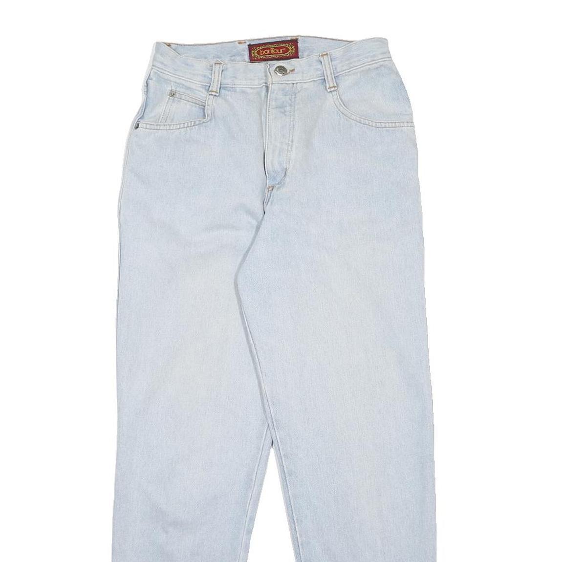 BONJOUR Womens Jeans Light Blue Regular Straight Denim W26 L27 Classic Fit
