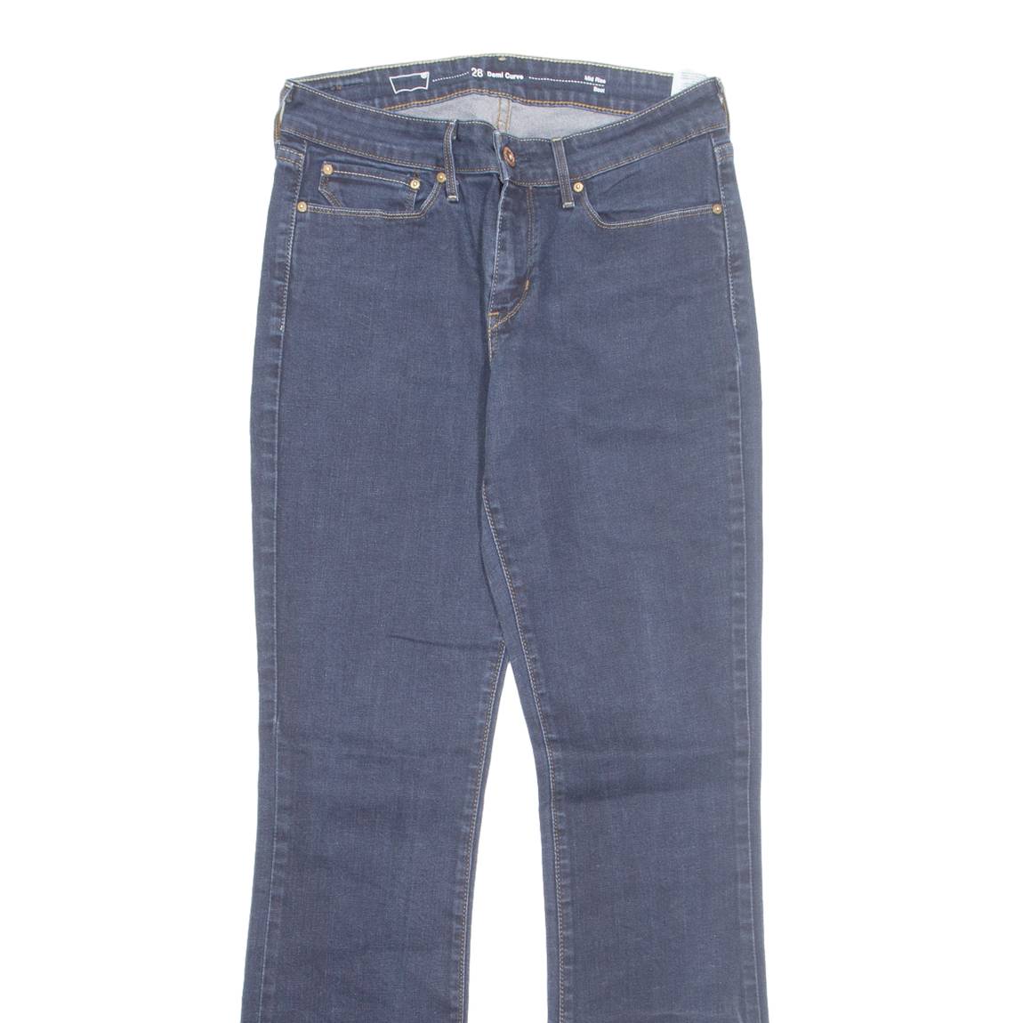 LEVI'S Womens Jeans Blue Regular Straight W28 L21