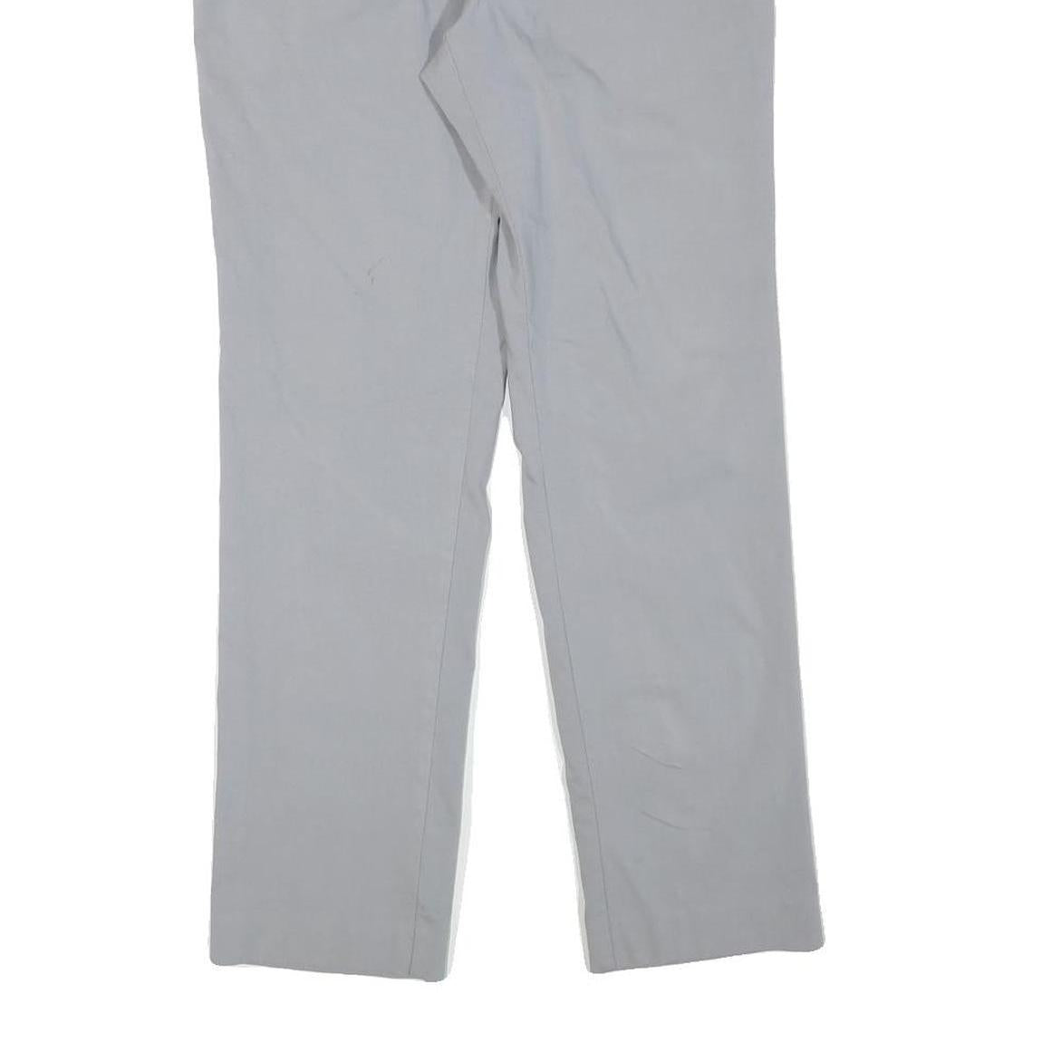 TOMMY HILFIGER Mens Cotton Blend White Regular Fit Straight Trousers W31 L29