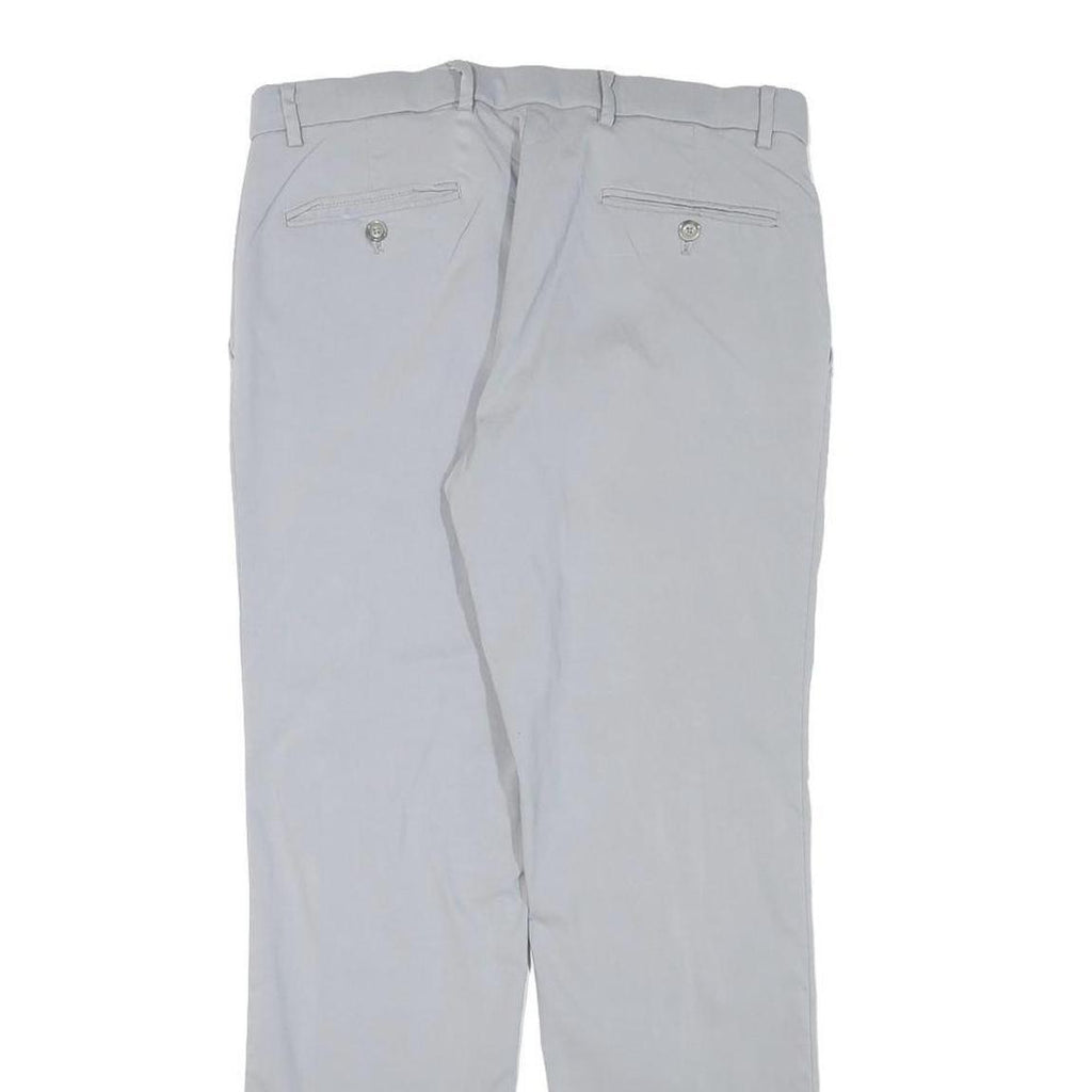 TOMMY HILFIGER Mens Cotton Blend White Regular Fit Straight Trousers W31 L29