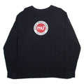 NIKE Mens T-Shirt Black Long Sleeve XL