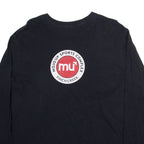 NIKE Mens T-Shirt Black Long Sleeve XL