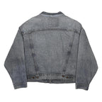 LEVI'S Mens Blue Denim Denim Jacket L Button Plain Classic Iconic