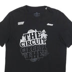 ADIDAS Mens Black The Circuit Graphic T-Shirt M Short Sleeve Crew Neck