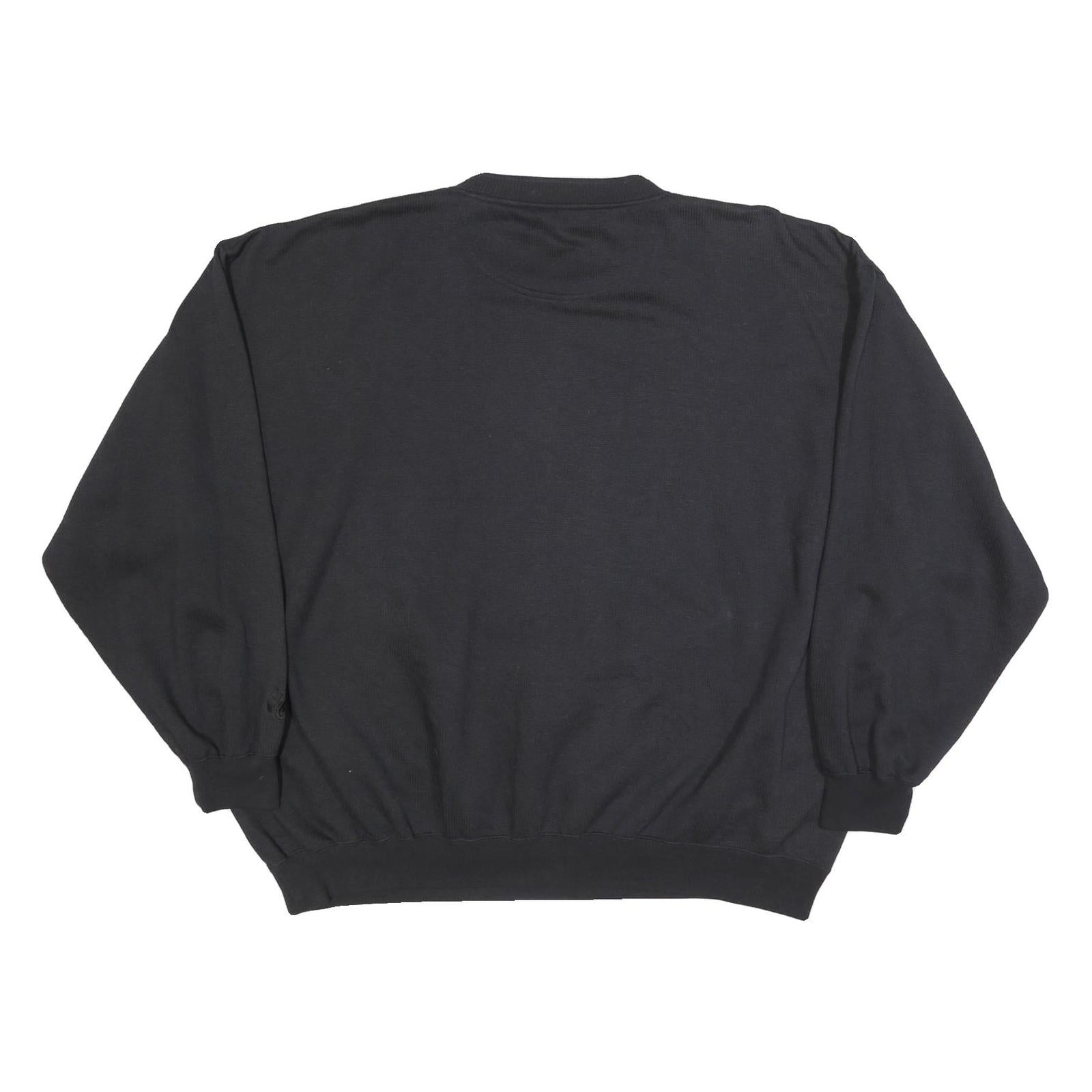 CHASE AUTHENTICS Mens Black Robert Yates Racing Crew Neck 2XL Sweatshirt