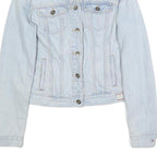 TOMMY HILFIGER Womens Blue Cotton Denim Button Jacket S Casual Lightweight