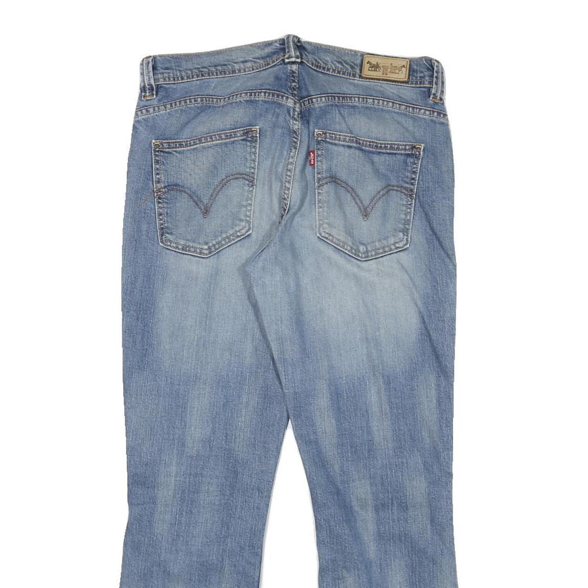 LEVI'S Womens Regular Fit Bootcut Denim Light Wash Jeans W31 L27