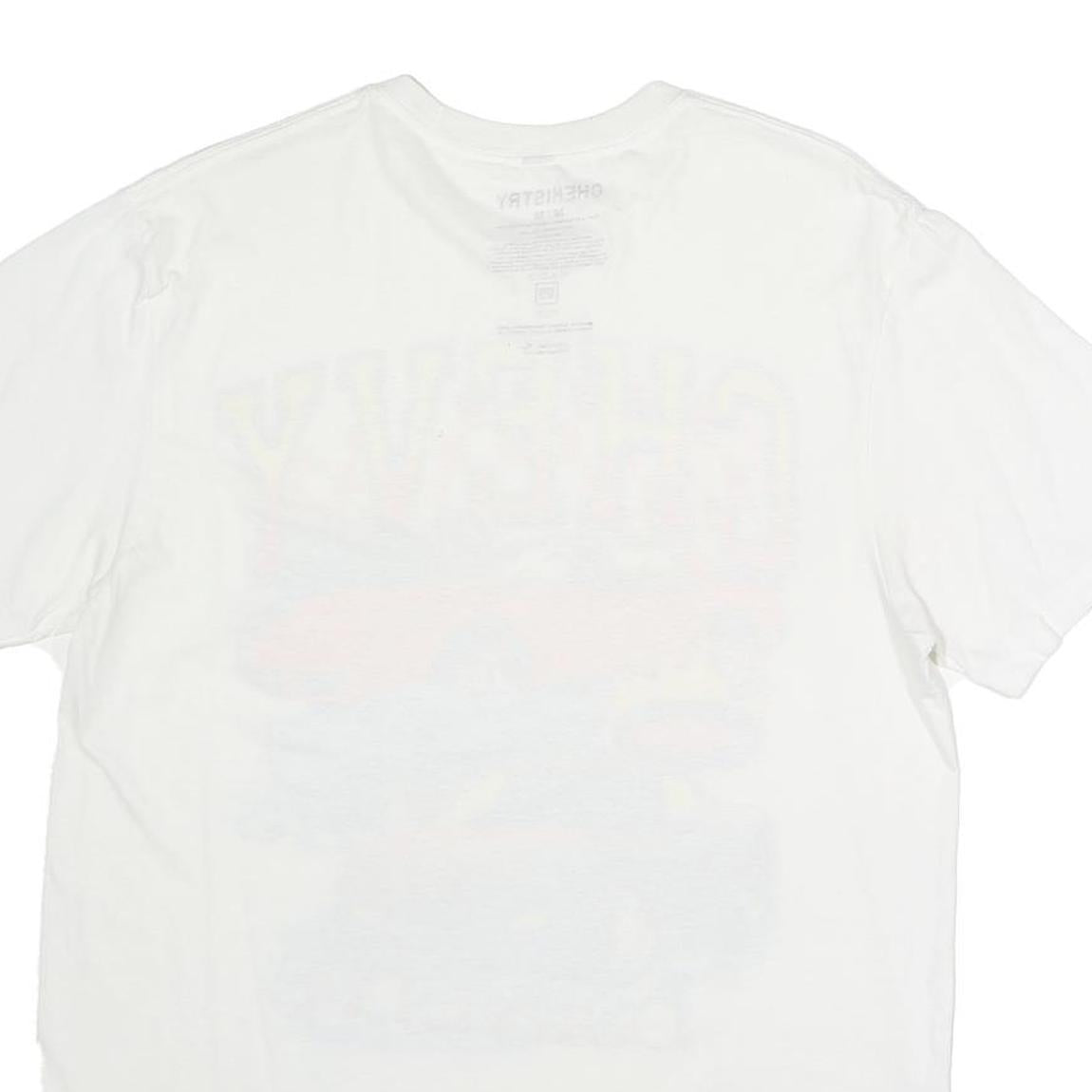 CHEMISTRY Mens White Chevrolet Chevy Classics Graphic T-Shirt M Short Sleeve