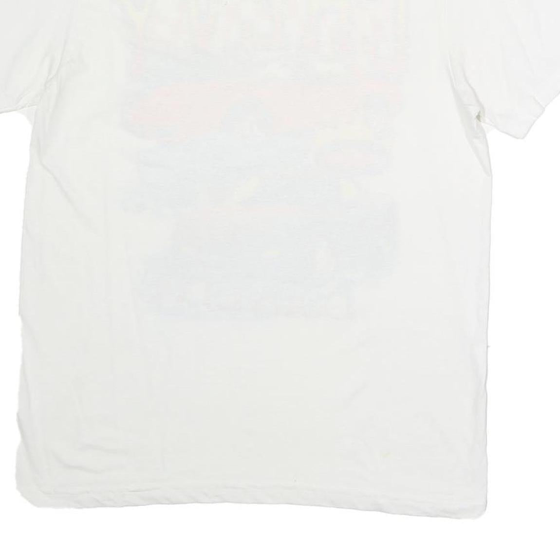 CHEMISTRY Mens White Chevrolet Chevy Classics Graphic T-Shirt M Short Sleeve