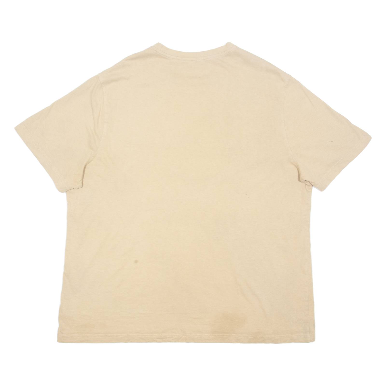 CHAMPION Womens T-Shirt Beige 2XL