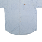 CARHARTT Mens Blue Cotton Blend Shirt XL Button Down Casual Workwear