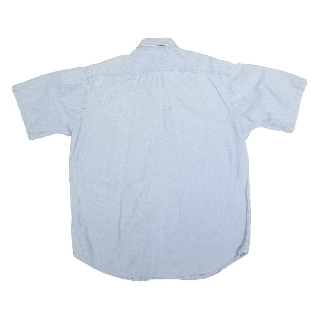 CARHARTT Mens Blue Cotton Blend Shirt XL Button Down Casual Workwear