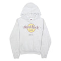 HARD ROCK CAFE Womens Grey Hoodie S Berlin Cotton Blend Pullover Hooded