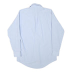 RED KAP Mens Blue Work Shirt M Cotton Blend Button-Down Collar Long Sleeve