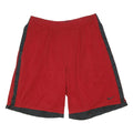 NIKE Mens Sports Casual Red & Black Shorts XL W32 Polyester Blend Comfortable