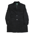 LAUREN RALPH LAUREN Womens Black Wool Button Jacket S Classic Tailored Blazer