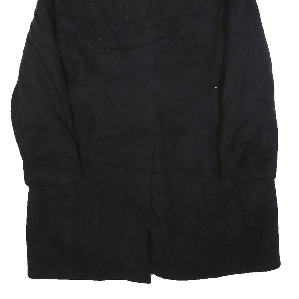 LAUREN RALPH LAUREN Womens Black Wool Button Jacket S Classic Tailored Blazer