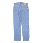 LEVI'S 501 Womens Jeans Blue Regular Straight Denim Light W26 L28 Classic Fit