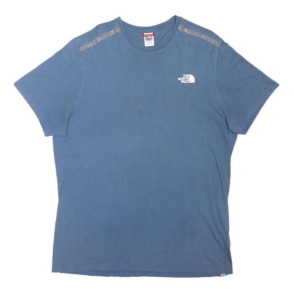 THE NORTH FACE Mens Blue XL Short Sleeve Crew Neck Logo Print T-Shirt
