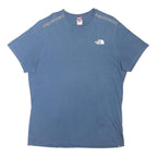 THE NORTH FACE Mens Blue XL Short Sleeve Crew Neck Logo Print T-Shirt