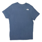 THE NORTH FACE Mens Blue XL Short Sleeve Crew Neck Logo Print T-Shirt